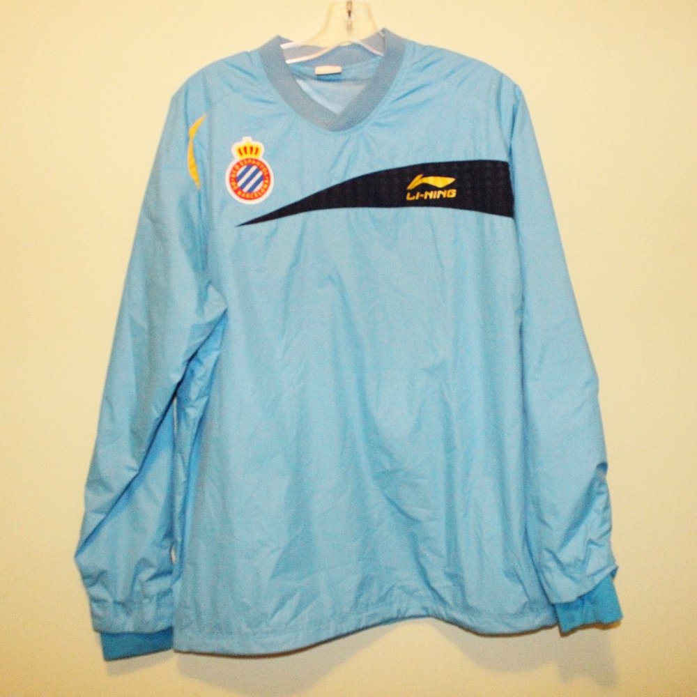 RCD Espanyol de Barcelona 2010-12 drill top Li-Ning pullover training shirt